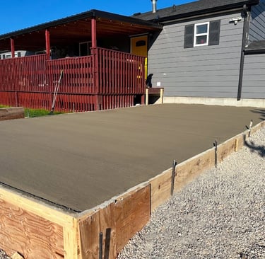 concrete patio