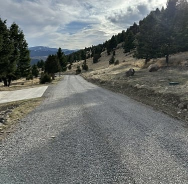 gravel driveway