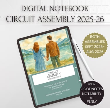 A digital notebook for the circuit assembly 2025-26