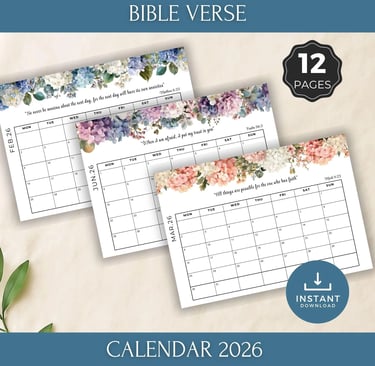 Printable calendars and routine trackers for JWs