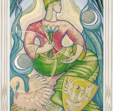 Imperatrice Tarocchi di Thoth di Aleister Crowley