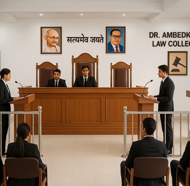 Moot Court-Dr. Ambedkar Law College