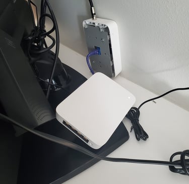 access point behind tv in hotel room