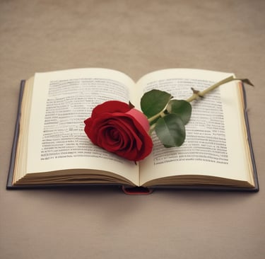A rustic wooden surface holds various accessories including a purple lipstick, a metallic lipstick case, multiple necklaces with dark and clear beads, a pair of black earrings resembling flowers, rings, and a bottle of nail polish. To the right, a silver laptop with black keys is partially visible.