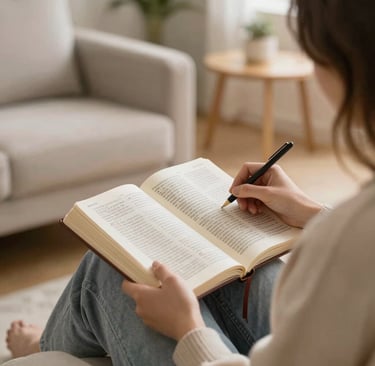 white book on white bed