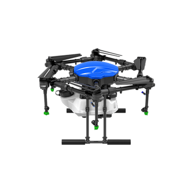 alt="Close up of agricultural spraying drone nozzles being calibrated at a drone service center near