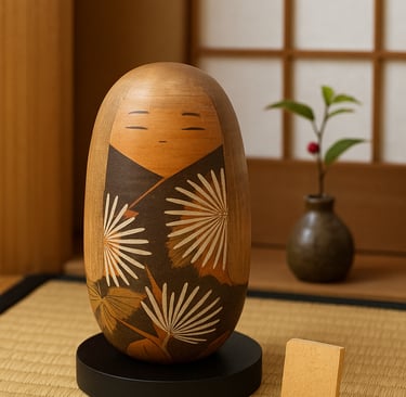 Seltene japanische Figur – handgefertigte Künstlerarbeit aus Japan