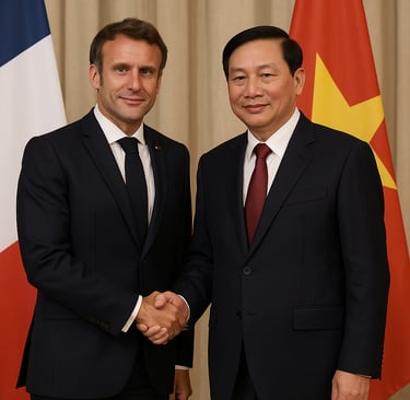 The two président from Vietnam and France