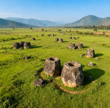 Plaine des jarres Laos