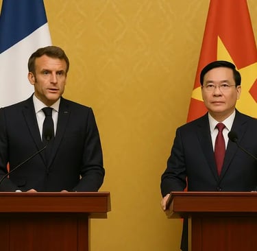 Macron in Vietnam