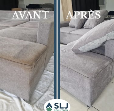résultats nettoyage canapé taché à Meylan