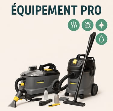 Equipement nettoyage canapé