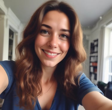 woman wearing black crew-neck shirt