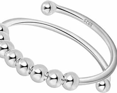 Fashionable Adjustable Fidget Ring to Reduce anxiety
