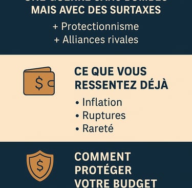 Guerre Commerciale 2025 : comprendre la crise et protéger votre budget