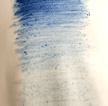 watercolour paper to many strokes destroys paper