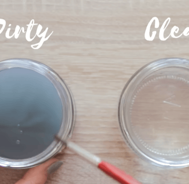 muddy and clear water jar pictureup
