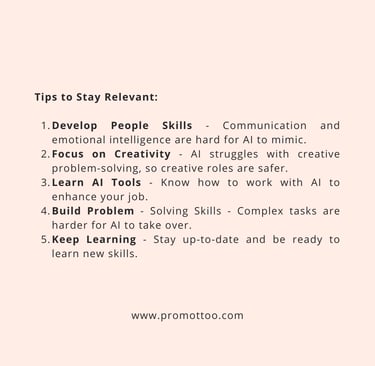 tips to stay relevant in AI Tech