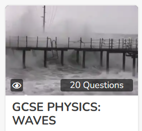 A stormy sea and a link to a quiz