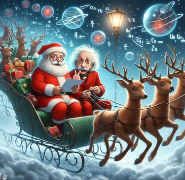 Santa and Einstein