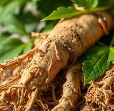 closee up picture of valerian root