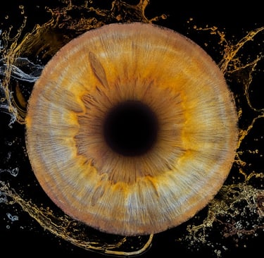 Trio iris effet splash