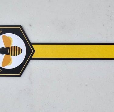 Spring Honey tamper label