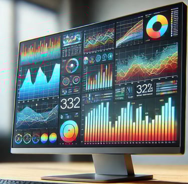 A computer screen showing bird strikes data, figures, and charts.