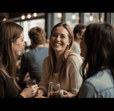 Women enjoying each other's company