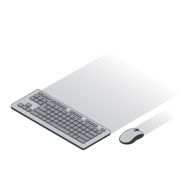Graphisme clavier et souris par genecis studio tours graphiste