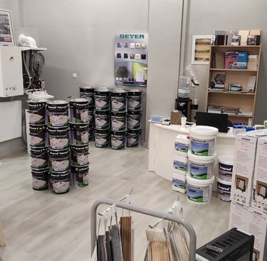 οικοδομικά υλικά, μπογιές Αλιβέρι, Κύμη, Εύβοια