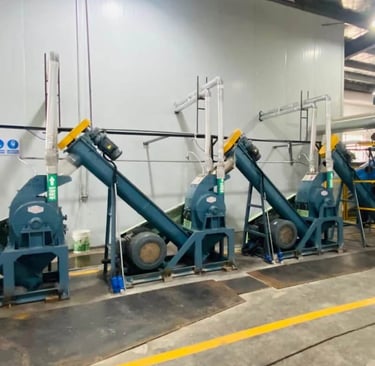 waste advertising cloth recycling equipment