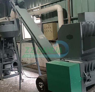 pvc snake pipe recycling equipment