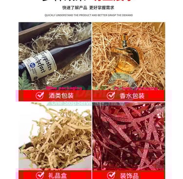 Crinkle Paper raffia for decorative Box Filler