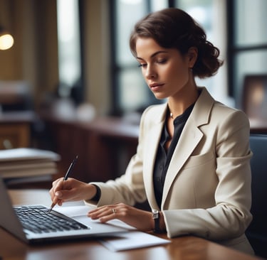 photo of white staircase
