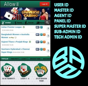 Allow666 Betting ID: भारत का नंबर 1 मास्टर और एडमिन पैनल प्रोवाइडर – पूरी जानकारी