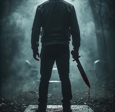 Murdered by Darkness Front Cover Image