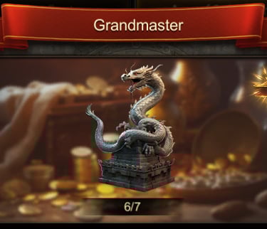 Complete Grandmaster Fame to Get Evony Nameplate Golden Dragon Wings