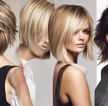 women haircut short and easy to take care