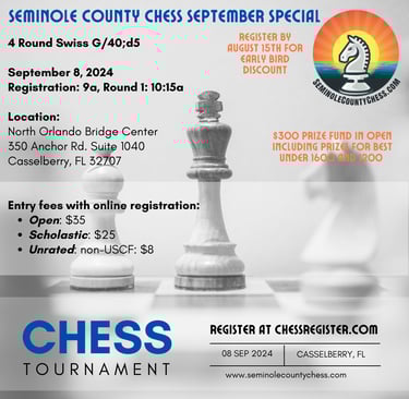 September Tournament Flyer