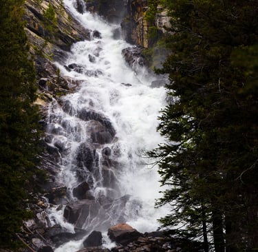 Waterfall at Jenny Lake
