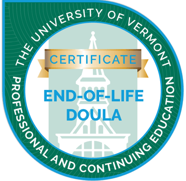 UVM certificate end-of-life doula Sólyom Fekete Eszter