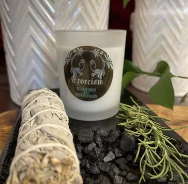 protection candle for ritual warding and cleansing