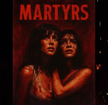 a movie poster of the movie: MARTYRS - Two Scared Women