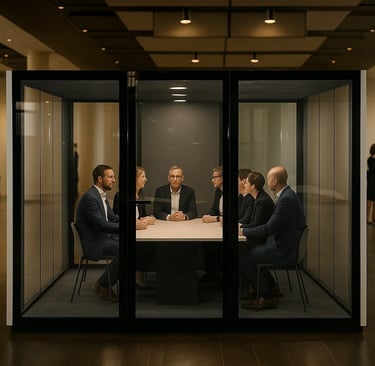 Modern acoustic meeting booth for 6–7 people – KB Housing