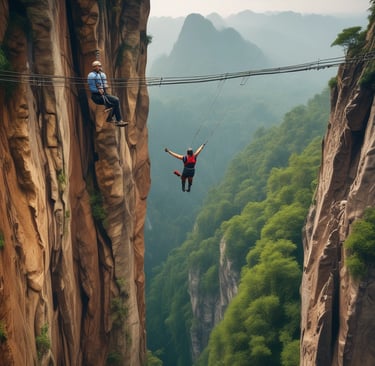 A boy enthusiastically pointing at a colorful science project.
