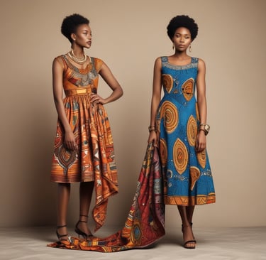 An artisan carefully crafting traditional artifacts from locally sourced materials.