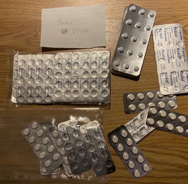 Ksalol 1mg och Rivotril 2mg från Galenika