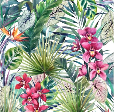 tropical colourful wallpaper