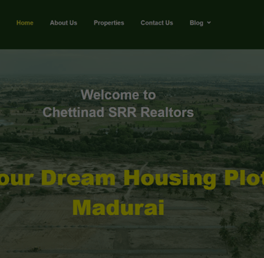 portfolio website design for Real Estate